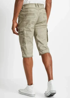 Cargo-Long-Stretch-Bermuda mit Komfortschnitt, Regular Fit|bonprix Sale