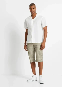 Cargo-Long-Stretch-Bermuda mit Komfortschnitt, Regular Fit|bonprix Sale