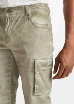 Cargo-Long-Stretch-Bermuda mit Komfortschnitt, Regular Fit|bonprix Sale