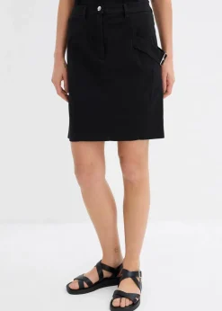 bonprix Bekleidung·Sportbekleidung|Röcke|Cargorock schwarz