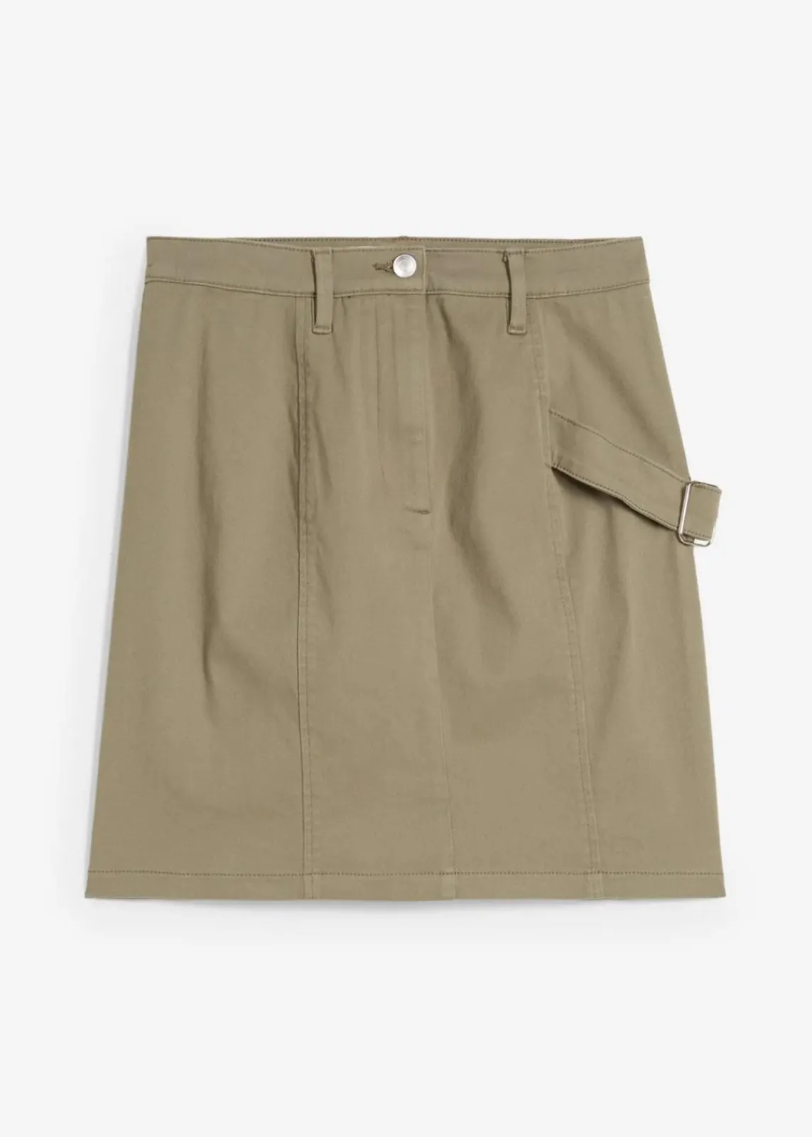 bonprix Röcke|Bekleidung·Sportbekleidung|Cargorock oliv