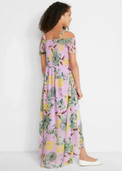bonprix Mädchen 9-16 Jahre·Kleider & Jumpsuits|Carmen-Kleid softflieder floral