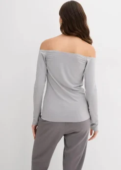 Carmenshirt aus leichtem Jersey|bonprix Hot