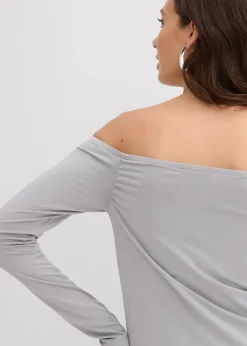 Carmenshirt aus leichtem Jersey|bonprix Hot