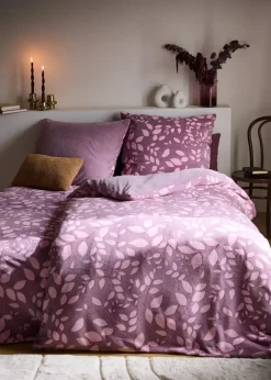 bonprix Bettwäsche|Cashmere Touch Wendebettwäsche mit floralem Design altrosa