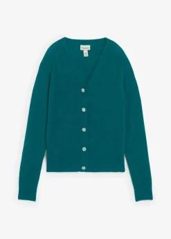 Cashmerestrickjacke mit Good Cashmere Standard®-Anteil|bonprix Best