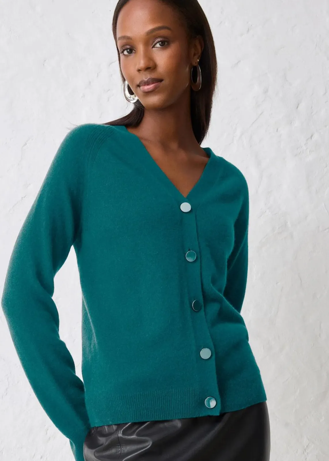 Cashmerestrickjacke mit Good Cashmere Standard®-Anteil|bonprix Best