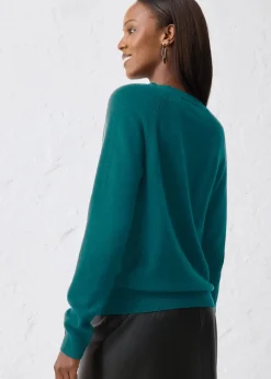 Cashmerestrickjacke mit Good Cashmere Standard®-Anteil|bonprix Best