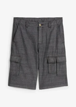 Chambray-Cargo-Longshorts, Regular Fit|bonprix Online