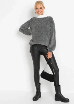 Chenille-Longpullover|bonprix Hot