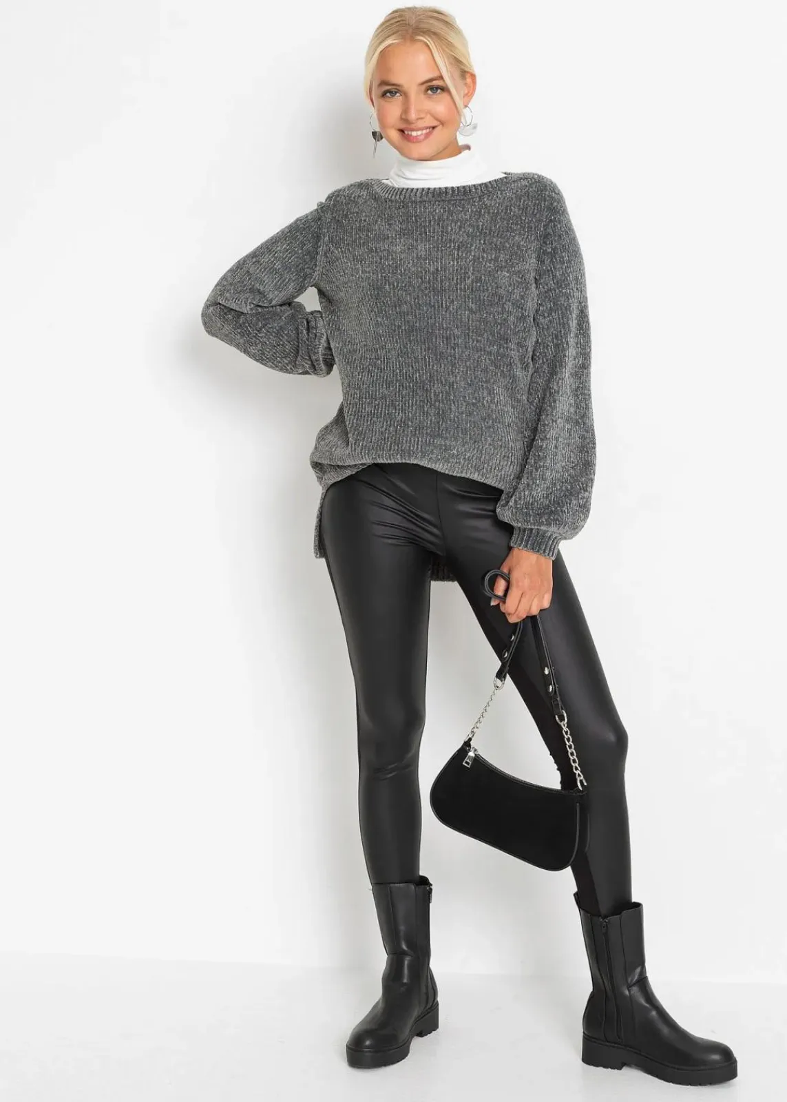 Chenille-Longpullover|bonprix Hot