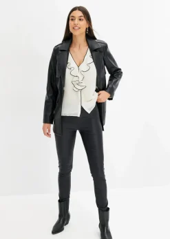 bonprix Bekleidung·Jacken & Mäntel|Blusen & Tuniken|Chiffonbluse wollweiß