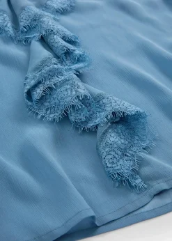 bonprix Bekleidung·Jacken & Mäntel|Blusen & Tuniken|Chiffonbluse wellenblau