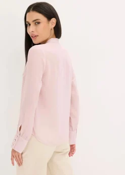 Chiffonbluse mit abnehmbarer Schluppe|bonprix Clearance