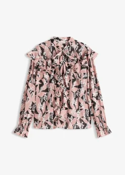Chiffonbluse mit Volants|bonprix
