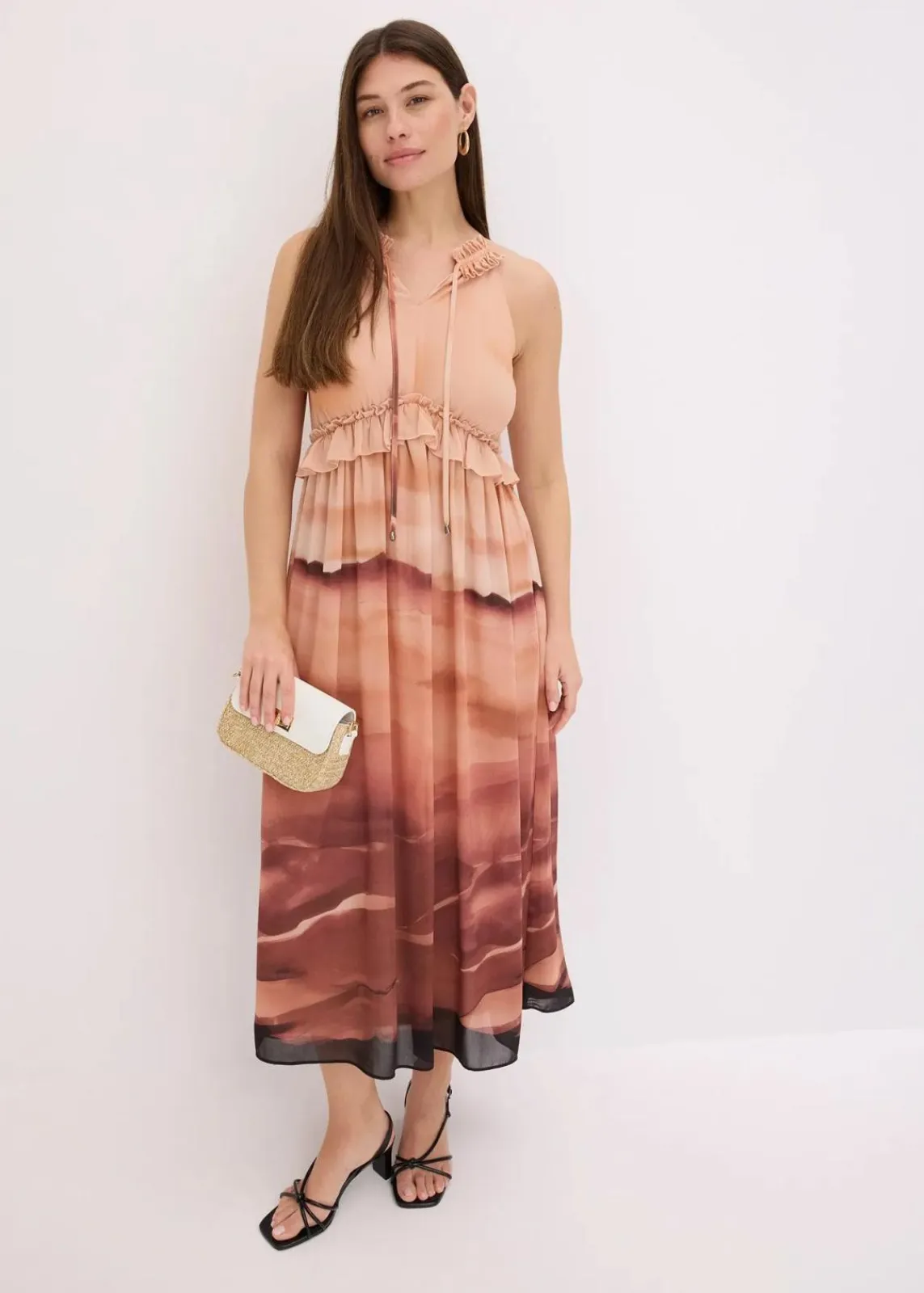 Chiffonkleid|bonprix Clearance