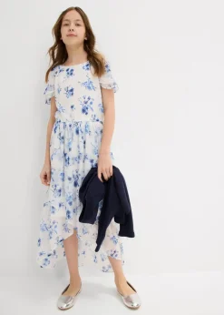 Chiffonkleid aus strukturiertem Crinkle|bonprix Online