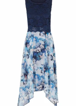 Chiffonkleid mit feiner Spitze|bonprix Hot