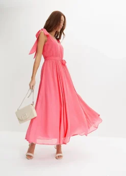 Chiffonkleid mit Schleifendetails|bonprix Outlet