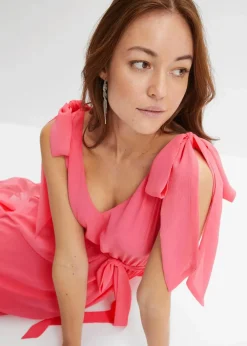 Chiffonkleid mit Schleifendetails|bonprix Outlet