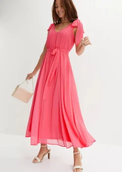 Chiffonkleid mit Schleifendetails|bonprix Outlet