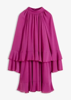 Chiffonkleid mit Volants|bonprix Online