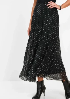 Chiffon-Rock in Crash-Optik|bonprix Outlet