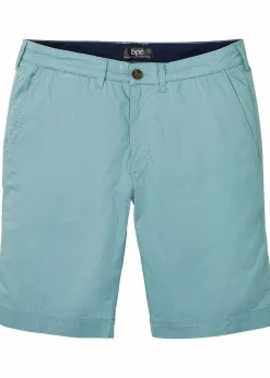 bonprix Hosen|Basics|Chino-Bermuda, Regular Fit mineralblau