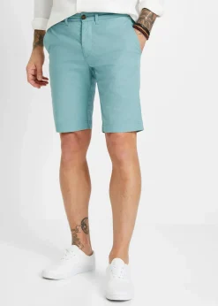 bonprix Hosen|Basics|Chino-Bermuda, Regular Fit mineralblau