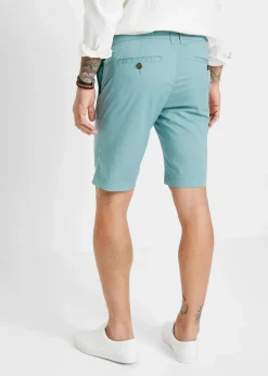 bonprix Hosen|Basics|Chino-Bermuda, Regular Fit mineralblau