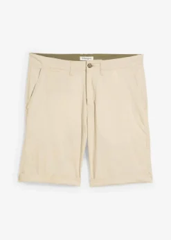 bonprix Große Größen|Shorts|Chino-Bermuda, Regular Fit hellsand