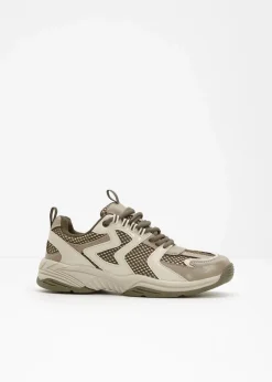 bonprix Sneaker|Chunky Sneaker kieselbeige/erdoliv/mattschilf