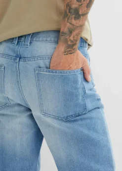 bonprix Jeans|Große Größen|Classic Fit Jeans, Straight hellblau denim