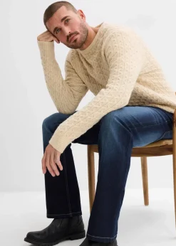 Classic Fit Stretch-Jeans mit Bequembund, Bootcut|bonprix New