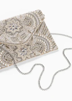 bonprix Taschen|Clutch creme