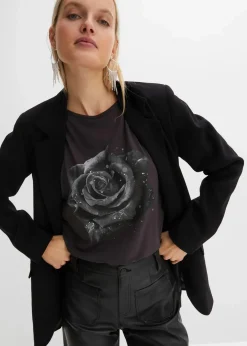 Cold-Shoulder-Shirt aus Viskose|bonprix Sale