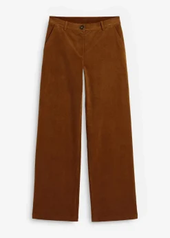 bonprix Nachhaltigere Materialien|Hosen|Cordhose aus Bio-Baumwolle mit Stretch cognac braun