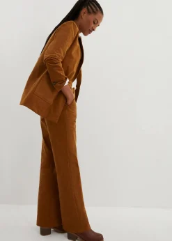 bonprix Nachhaltigere Materialien|Hosen|Cordhose aus Bio-Baumwolle mit Stretch cognac braun