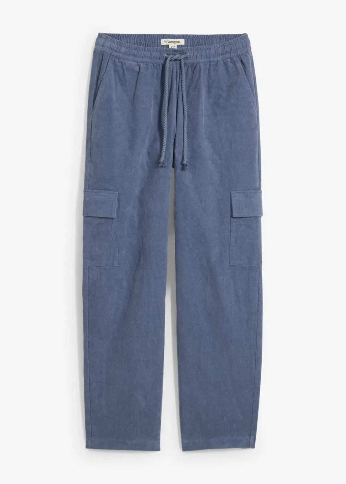 bonprix Bekleidung·Kleider|Hosen|Cordhose im Barrel-Shape rauchblau