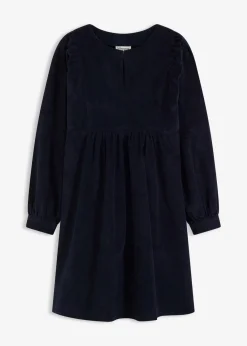 bonprix Bekleidung·Pullover & Strickjacken|Kleider|Cordkleid aus Baumwolle tintenblau