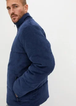 Cord-Steppjacke mit abnehmbarer Kapuze|bonprix Discount