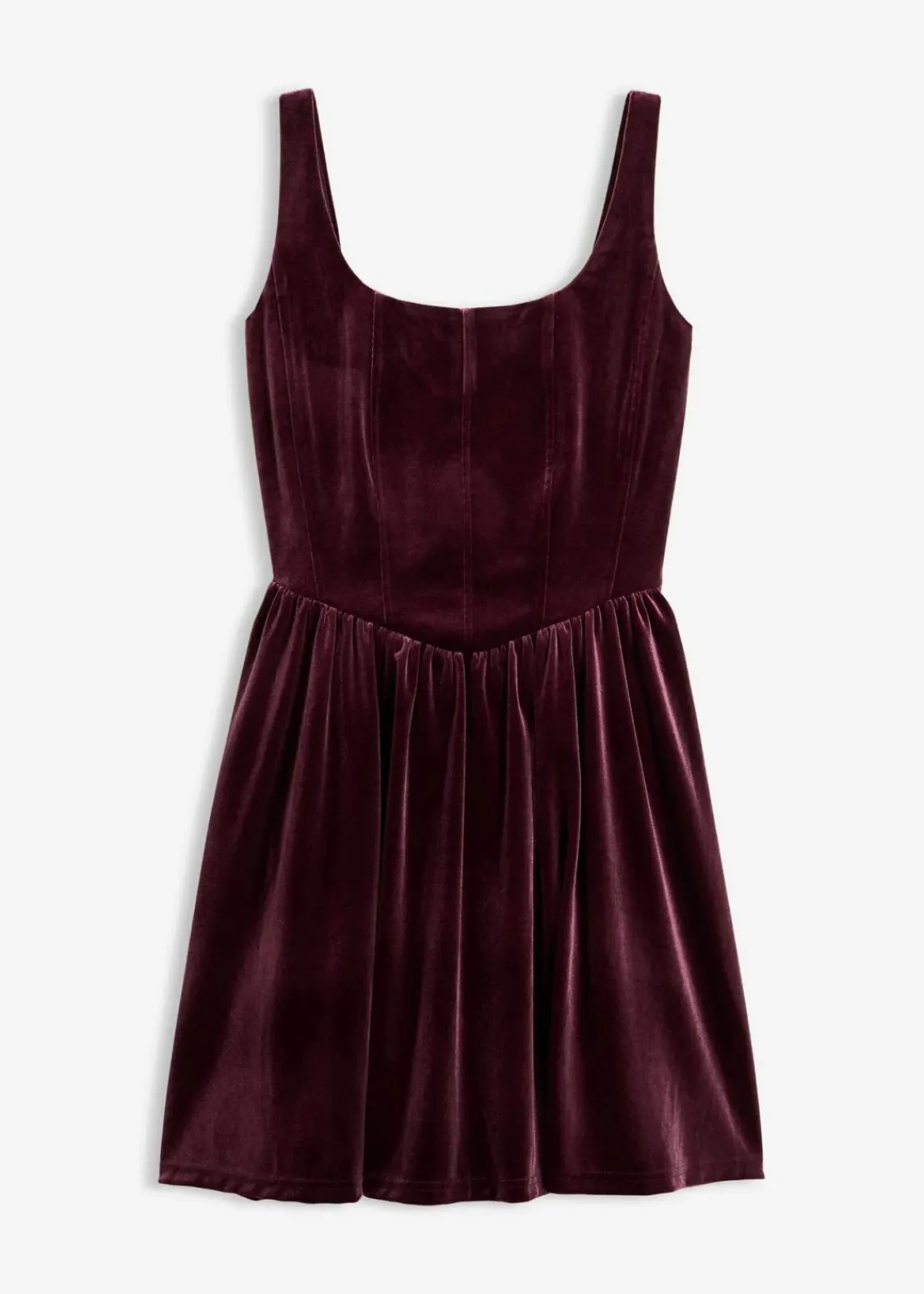 Corsagenkleid aus softem Samt|bonprix Outlet