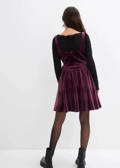 Corsagenkleid aus softem Samt|bonprix Outlet