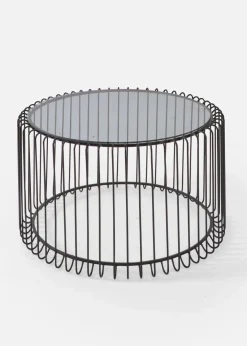 bonprix Couchtische & Beistelltische|Couchtisch mit Glasplatte schwarz