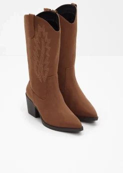 bonprix Stiefel|Cowboy Stiefel gewürzbraun