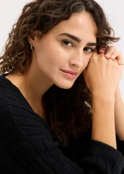 bonprix Schmuck|Schuhe & Accessoires In Spezialgrößen·Schmuck|Creolen silberfarben rhodiniert