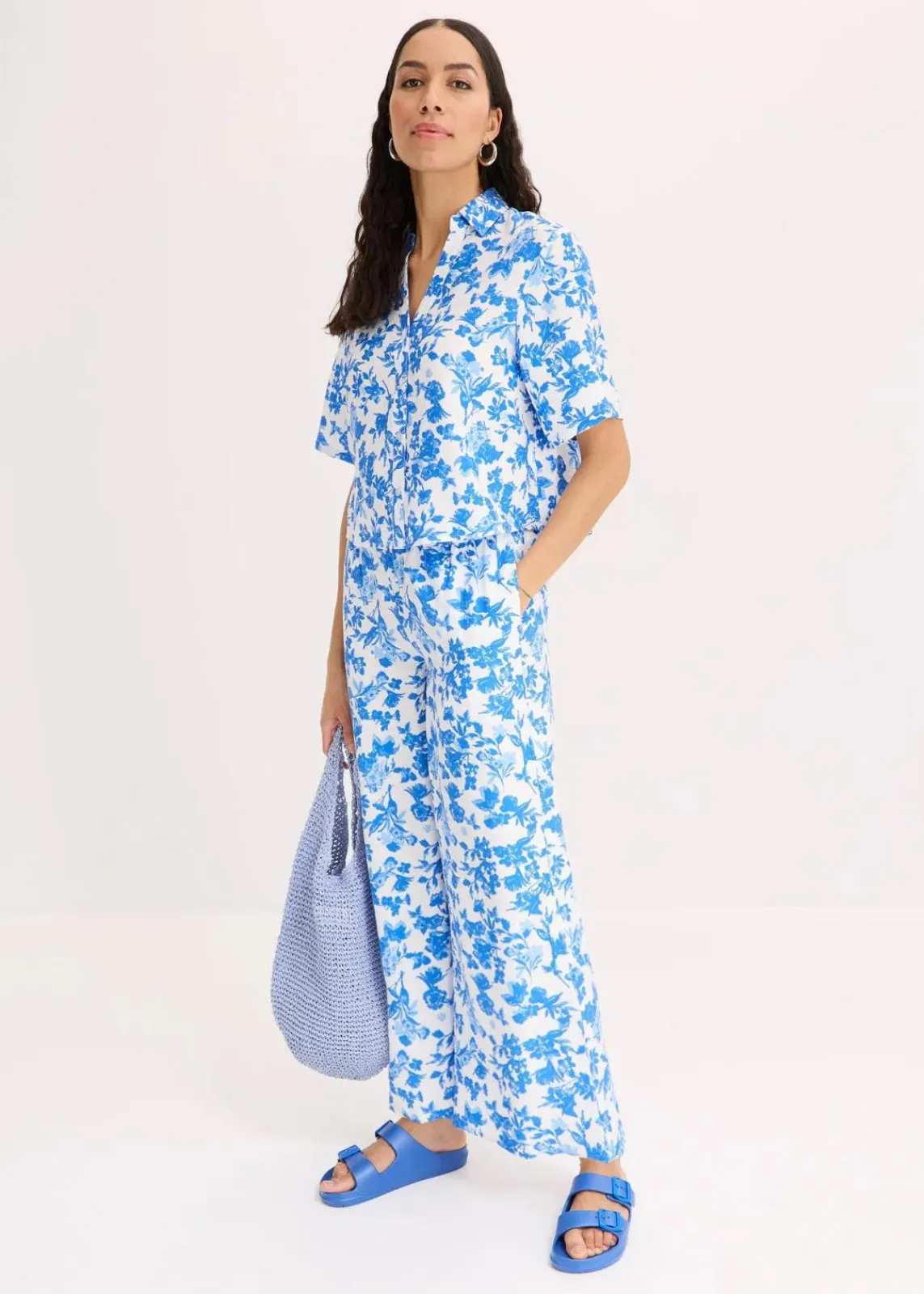 Culotte aus fließendem Viskose-Mix|bonprix Sale