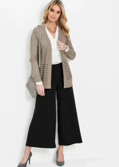 bonprix Bekleidung·Kleider|Hosen|Culotte aus Jersey schwarz