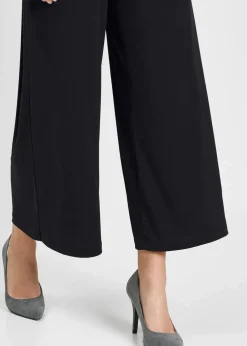 bonprix Bekleidung·Kleider|Hosen|Culotte aus Jersey schwarz