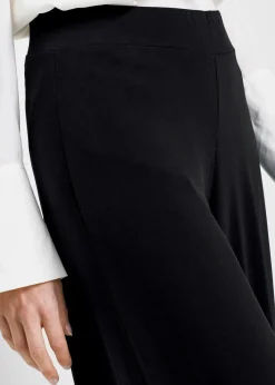 bonprix Bekleidung·Kleider|Hosen|Culotte aus Jersey schwarz